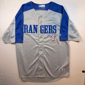 Vintage Dynasty Texas Rangers MLB Stitched Gray Baseball Jersey